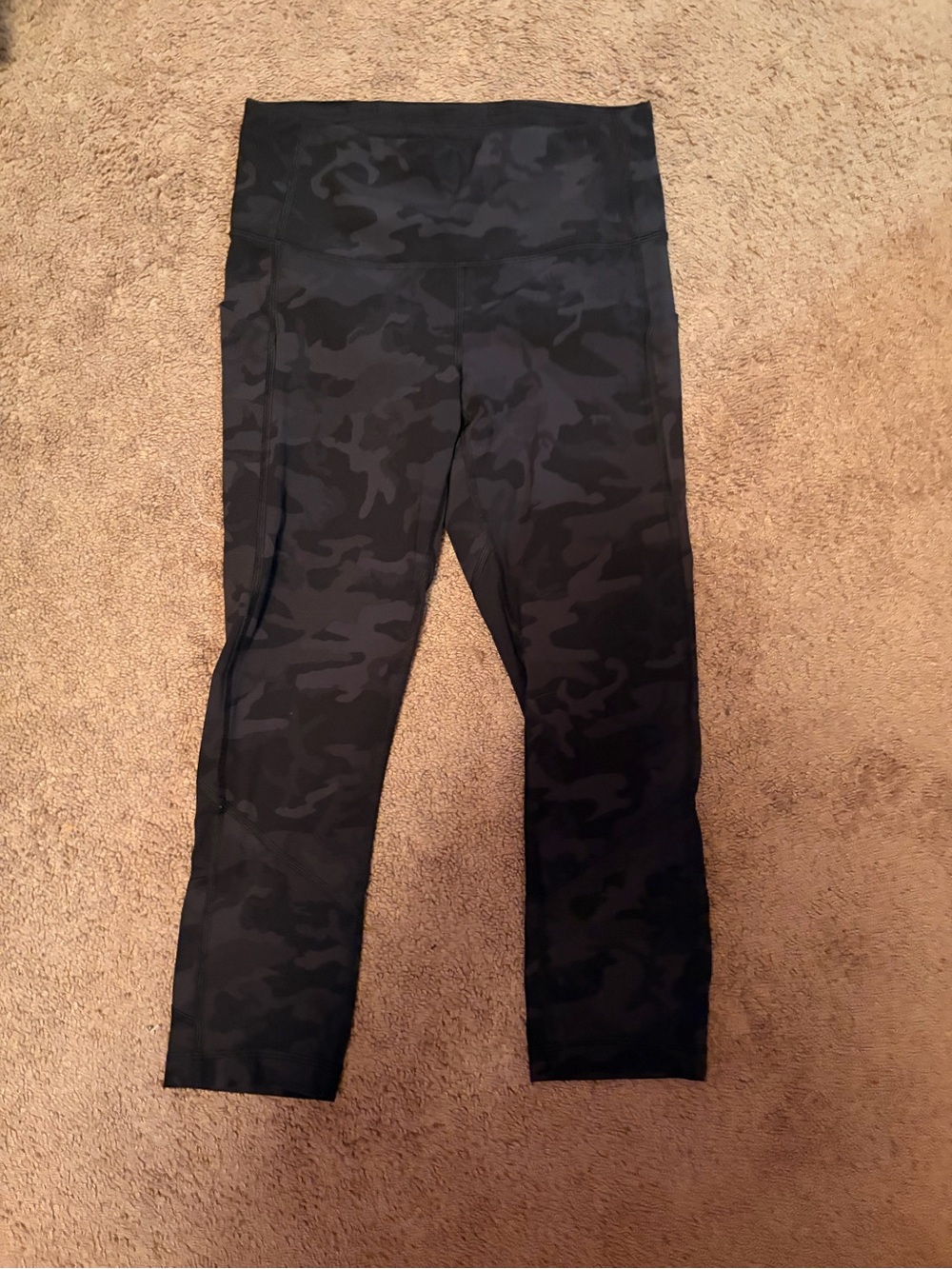 lululemon athletica Black Camo High-Rise Leggings